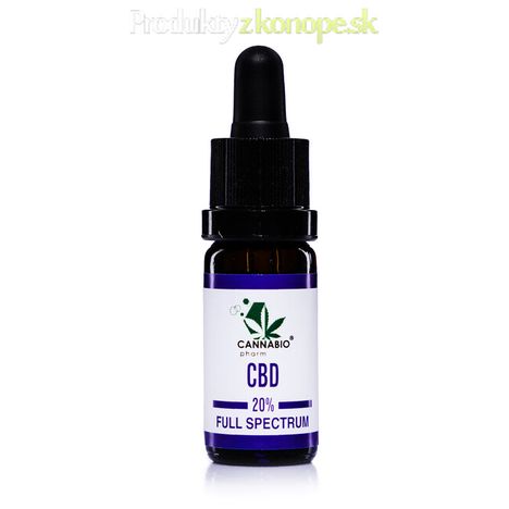 CBD konopný olej 20% FULL SPECTRUM 10 ml CANNABIOpharm