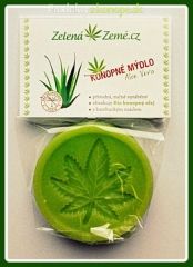 Konopné mydlo Aloe vera 80g Zelená Země