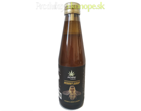 Konopný medový sirup PEPDR Cannabis 250 ml