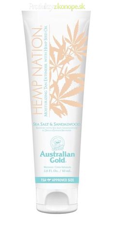 Krém po opaľovaní Hemp Nation Sea Salt & Sandalwood Australian Gold 83 ml