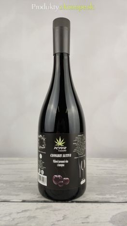 Višňové víno s konopou PEPDR Cannabis 750ml
