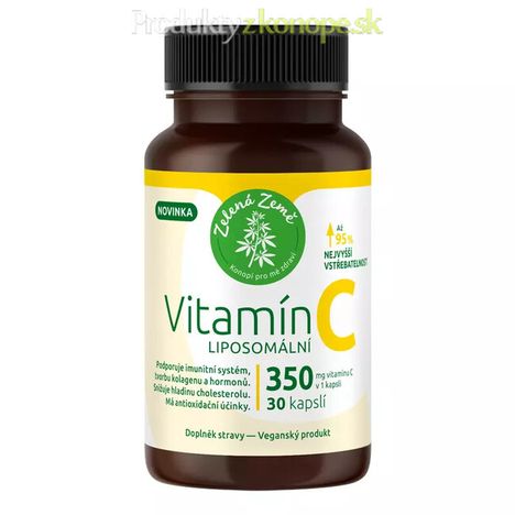 Vitamín C lipozomálny 30 kapsúl Zelená Země